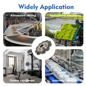 เฟืองสเตนเลส/เหล็กแบบแยกส่วนสั่งทำพิเศษของ Cdriva สำหรับสายพานลำเลียงอุตสาหกรรม/การคัดแยกอัตโนมัติ/อุปกรณ์ฟิตเนส/รถจักรยานยนต์ - Product Image 6