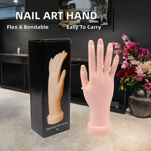 Maniquí de Plástico Flexible para Práctica de Uñas, Herramienta de Entrenamiento Suave para Salón de Arte de Uñas - Product Image 2