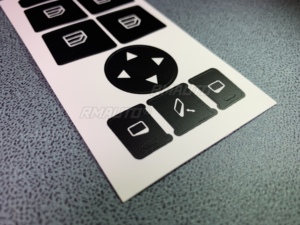 Pegatinas de Reparación para Botones de Elevalunas de Coche, para Mercedes Benz 08-14 W204 C300 C350, Kit de Reparación de Botones, Reparan Botones Desgastados y Feos - Product Image 3