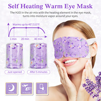 Masques oculaires chauffants jetables à marque privée pour spa et sommeil, à effet vapeur, vente en gros
