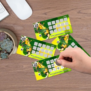 Anti-Counterfeit Scratch Off Cards for Charity Raffles Event Promotion Custom High-Value Prizes - Product Image 5