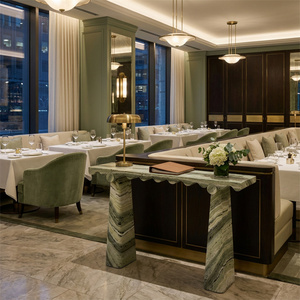 Marmo Moderno in Pietra Naturale River Jade, Marmo Shangri-<span class=keywords><strong>La</strong></span> Jade per Piani di Lavoro e Tavoli da Ricevimento e Console - Product Image 1