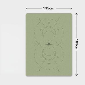 <span class=keywords><strong>Tapis</strong></span> de <span class=keywords><strong>yoga</strong></span> double extra large pour deux personnes, 183 cm, en fibre de coco et caoutchouc PU, épaisseur 5 mm, qualité studio, inodore, imperméable - Product Image 6