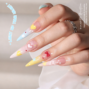 MH Heart Cushion Pat Pat Ombre Gel UV Gel Sin HEMA Vegano Textura Mousse Mate Terciopelo 24 <span class=keywords><strong>Colores</strong></span> Botella Telescópica Portátil - Product Image 5