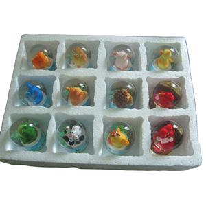 Globe d'eau en résine avec les attractions de <span class=keywords><strong>Paris</strong></span>, boule d'eau en verre et boule de neige en résine, souvenirs en verre avec musique - Product Image 5