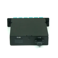 Boîte à fibres optiques prix d'usine MPO 12 duplex 24 noyaux MPO MTP LC MM OM4 Modules de cassettes à fibres optiques