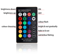 Auto RGB LED 12V T10 LED RGB 5050 Lesung Universal Wedge Light Signallampe LED Auto licht T10 Fernbedienung