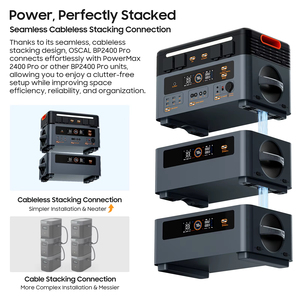 Batteria Oscal Bp2400 Pro 2016Wh Lifepo4 per Stazione di Alimentazione Portatile Oscal Powermax <span class=keywords><strong>2400</strong></span> Pro 2016Wh - Product Image 5