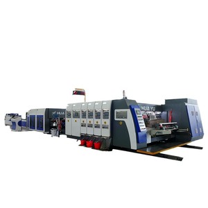 Ligne de production de boîtes en carton Huayu modèle 920, machine d'impression, de découpe, de collage et d'emballage entièrement automatique - Product Image 2