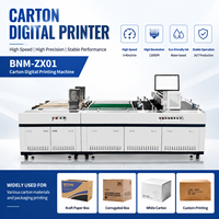 Imprimante jet d'encre UV professionnelle, fonctionnement rapide et stable pour l'impression industrielle d'emballages en papier, cartons, plastique, bouteilles en verre