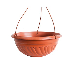 Cestas colgantes de plástico para flores, macetas colgantes en espiral, venta al por mayor - Product Image 2