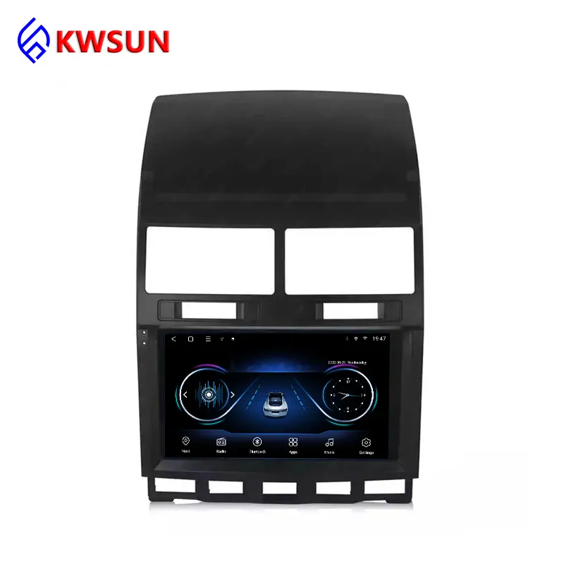 Touch Screen 2 Din Carplay Android auto Car Multimedia navigazione Gps Stereo Android lettore DVD Radio per VW Touareg 2003-2010