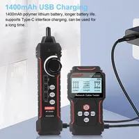 Version chinoise NF-8209S testeur de câble réseau traqueur de câble Cat5 Cat6 testeur PoE détecter le test de continuité de longueur avec NCV et lampe