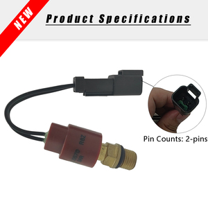 Pressostat d'huile rouge 332-J0670 5/8 bar pour pièces de moteur d'excavatrice <span class=keywords><strong>JCB</strong></span> 3CX 4CX JS140 JS160 JS220 - Product Image 2