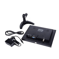 Mini Monitor CCTV LED TFT IPS de 7 pulgadas con puerto panorámico de puertos AHD LCD Pantalla de monitor extendida para conexión HDMIED de montaje en pared