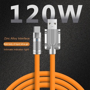 6A 66W 120W süper hızlı şarj <span class=keywords><strong>USB</strong></span> A tipi <span class=keywords><strong>C</strong></span> <span class=keywords><strong>usb</strong></span>-<span class=keywords><strong>c</strong></span> mikro veri kablosu yumuşak silikon kablo hızlı şarj <span class=keywords><strong>Usb</strong></span> telefon kablosu - Product Image 2
