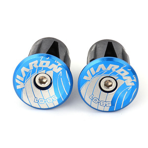 Bouchons de guidon Viaron en alliage d'aluminium cylindriques durables pour vélo de montagne - Product Image 3