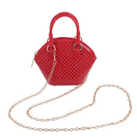 Nouveau sac à bandoulière élégant pour femme, sac bandoulière à chaîne avec poignée, fermeture éclair, mini sac coquille perlée