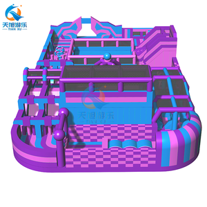 Nhà Máy bơm hơi khổng lồ người lớn công viên chủ đề <span class=keywords><strong>funbox</strong></span> với trượt lớn nhảy lâu đài khóa học trở ngại cho sân chơi giải trí ngoài trời - Product Image 4