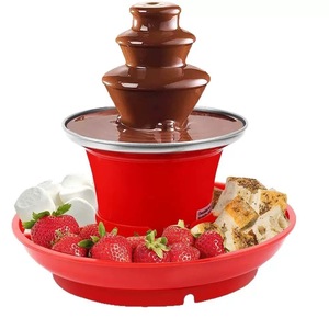 Máquina de Cascada de Chocolate de 3 Niveles, Torre de Chocolate Fundido Automática Hecha a Mano con Bandeja para Servir Frutas/Nueces/Dulces - Product Image 2