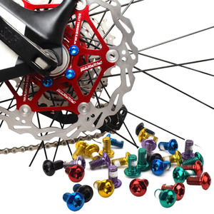 12 tornillos para rotores de freno de <span class=keywords><strong>disco</strong></span> M5x10mm, tornillos de fijación de <span class=keywords><strong>disco</strong></span> Torx T25 para bicicletas de montaña y bicicletas de <span class=keywords><strong>carretera</strong></span> - Product Image 1