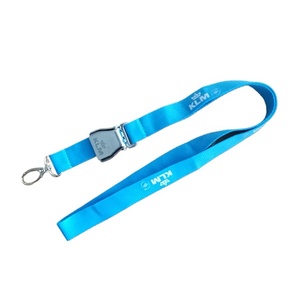 In lụa màn hình Airbus Polyester dây buộc cổ với dây an toàn dây an toàn và móc kim loại - Product Image 1