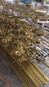 Moulures en polyuréthane peints de couleur or et argent, 1 pièce, décoration de plafond d'intérieur - Product Image 5
