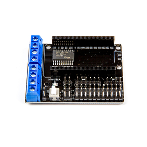 Carte de commande de moteur Zopro L293D AA363 pour <span class=keywords><strong>ESP8266</strong></span> <span class=keywords><strong>WiFi</strong></span> NodeMcu Lua ESP12E avec amplification - Product Image 1