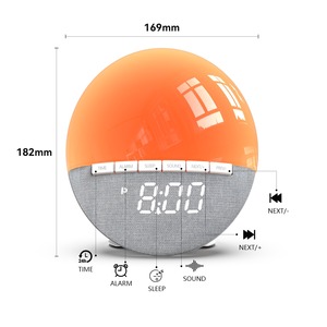Mặt Trời Mọc ánh sáng trắng tiếng ồn thức dậy hỗ trợ giấc ngủ bầu không khí phòng ngủ BT âm nhạc thông minh ánh sáng ban đêm Đồng hồ báo thức Loa ánh sáng - Product Image 6