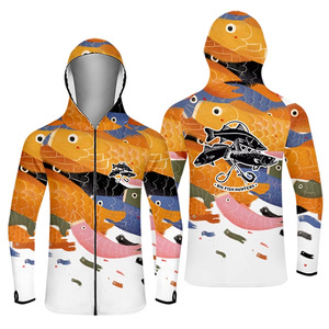 <span class=keywords><strong>Giacca</strong></span> Cardigan da Pesca Estiva - Protezione Solare UPF50 Impermeabile Polsini Regolabili Pannelli in Rete Traspirante per Pesca/Escursionismo/Attività all'Aperto - Product Image 5