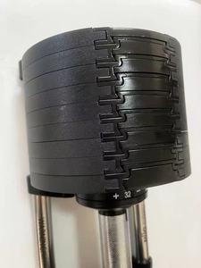Manubrio Regolabile con Pesi Multipli Selezionabili, Impugnatura Antiscivolo in Metallo e Regolazione Rapida del Peso con Blocco a Rotazione - Product Image 4
