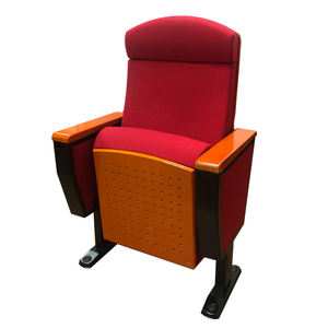 เก้าอี้หอประชุมมหาวิทยาลัยพับได้สีแดงเก้าอี้โบสถ์หอประชุม - Product Image 6