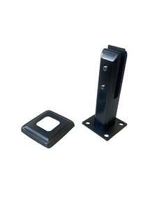 Clip de Acero Inoxidable para Piscina, Fijación al Suelo sin Perforaciones, para Balcón, Plataforma, Valla, Base de Vidrio - Product Image 1