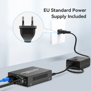 Convertisseur de média Guangte GT-S311 Gigabit Fibre Optique 10/100/1000Mbps WDM Monomode Monofibre SC BIDI 3KM DC5V - Product Image 4