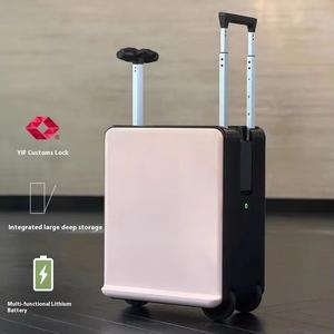 Nouvelle Valise Électronique 2025, <span class=keywords><strong>Bagage</strong></span> 20 Pouces à Chevaucher, <span class=keywords><strong>Trottinette</strong></span> Tendance de Grande Valeur, Valise <span class=keywords><strong>Cabine</strong></span> Gratuite, Adultes Enfants 120kg - Product Image 1