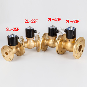 Vanne solénoïde à vapeur de 1 pouce, type à piston pilote 2L25F, bride haute température pour (huile, gaz) commande pneumatique, personnalisable OEM - Product Image 2