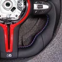 Volant en cuir série M en stock pour BMW M3 M5 F20 F22 F23 F30 F33 F34 X1 F48 X5 F15 X3 F25 F80 E90 E70 E84 avec palettes de commande