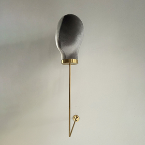 Porte-perruque en or personnalisé affiche tête de mannequin <span class=keywords><strong>chauve</strong></span> velours humain doré montage mural tête de mannequin <span class=keywords><strong>pour</strong></span> bonnets de perruque présentoir de <span class=keywords><strong>cheveux</strong></span> - Product Image 6