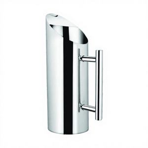 Pichet à eau droit en acier inoxydable avec poignée, centre de Table - Product Image 1