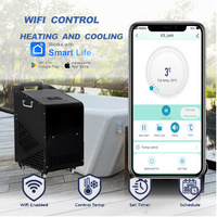 Bañera de Inmersión en Frío de Acero Inoxidable, Gran Venta, con Motor de 1HP, Bomba de Engranajes, Capacidad de 1000L, Control por Aplicación WiFi para Deportistas