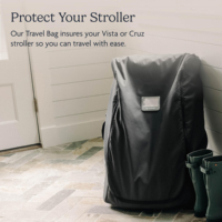 Sac de poussette pour bébé avion à la mode personnalisé de l'usine BSCI Poussette roulante rembourrée pour porte portable Fermeture à glissière en polyester léger