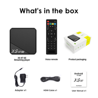 Convertidor de TV Digital Inteligente XS97 SEH.265 HEVC GPU, Caja de TV de 4 Núcleos, Android 10, 4K, 4 Núcleos, 64 bits
