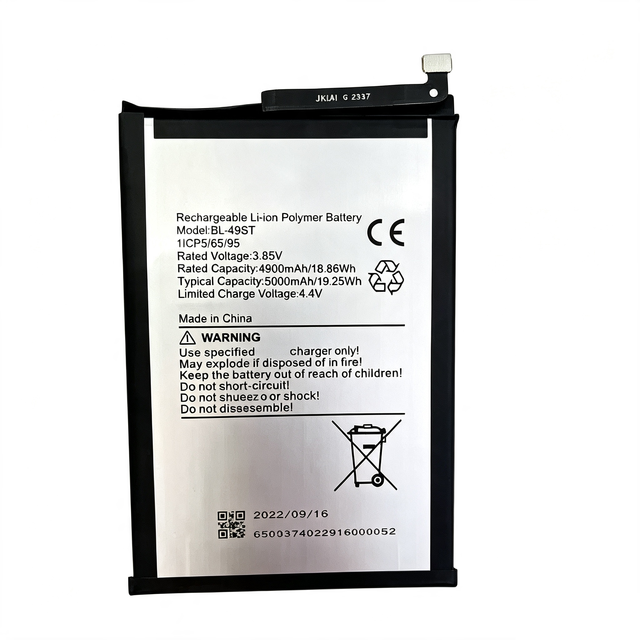 Brand New High Capacity Li-ion Rechargeable Phone Battery BL-49 for Infinix FX LX GX NX GT JX ST KX 4900mAh 5000mAh Replacement