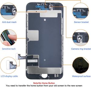 Diykitpl para Reemplazo de Pantalla LCD de <span class=keywords><strong>IPHONE</strong></span> <span class=keywords><strong>SE</strong></span> <span class=keywords><strong>2020</strong></span> y 8 Plus, 47/55 Pulgadas - Product Image 1