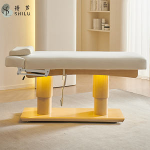 Shi Lu Factory Luxcuy, mesa de tratamiento de masaje cosmético, Spa Facial, reclinable, cama de belleza de pestañas curvas eléctricas - Product Image 4