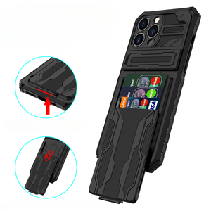 Caméra de fente de carte détachable antichoc populaire protéger étui de téléphone portable pour <span class=keywords><strong>iPhone</strong></span> 13 Pro Max couverture arrière - Product Image 1