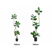 Arbre artificiel en chêne haut de gamme, faux arbre en caoutchouc en pot, idéal pour la décoration intérieure de la maison, du jardin, du bureau ou du centre commercial – Vente directe usine