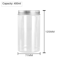 Pot transparent vide, de qualité alimentaire, avec couvercle en aluminium, pot en plastique, de 60ml, 80ml, 100ml, 120ml, 140ml, 150, livraison gratuite
