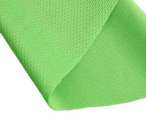 Delantex GOOD QUALITY Bird Eye Mesh Fabric Eyelet Fabric Elastic Fleece for Sportswear Team Uniform Jersey