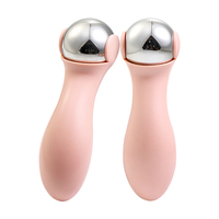 Globes de glace pour le visage et le corps, outils de cryothérapie en acier inoxydable, rouleaux de massage rafraîchissants portatifs, boules de spa